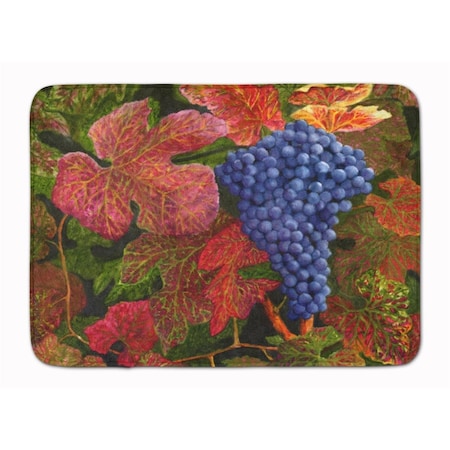 Micasa Grapes Of Joy by Malenda Trick Machine Washable Memory Foam Mat MI225850